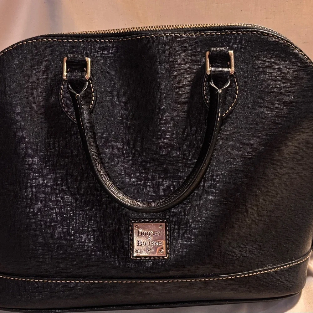 Dooney & Bourke Saffiano Satchel - Picture 1 of 13